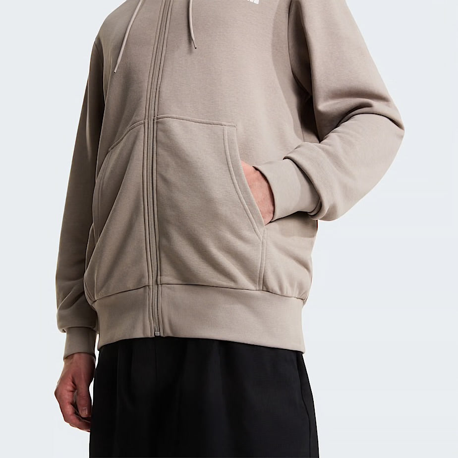 NF0A8GQ72MB1 - FELPA ZIP CAPPUCCIO - THE NORTH FACE