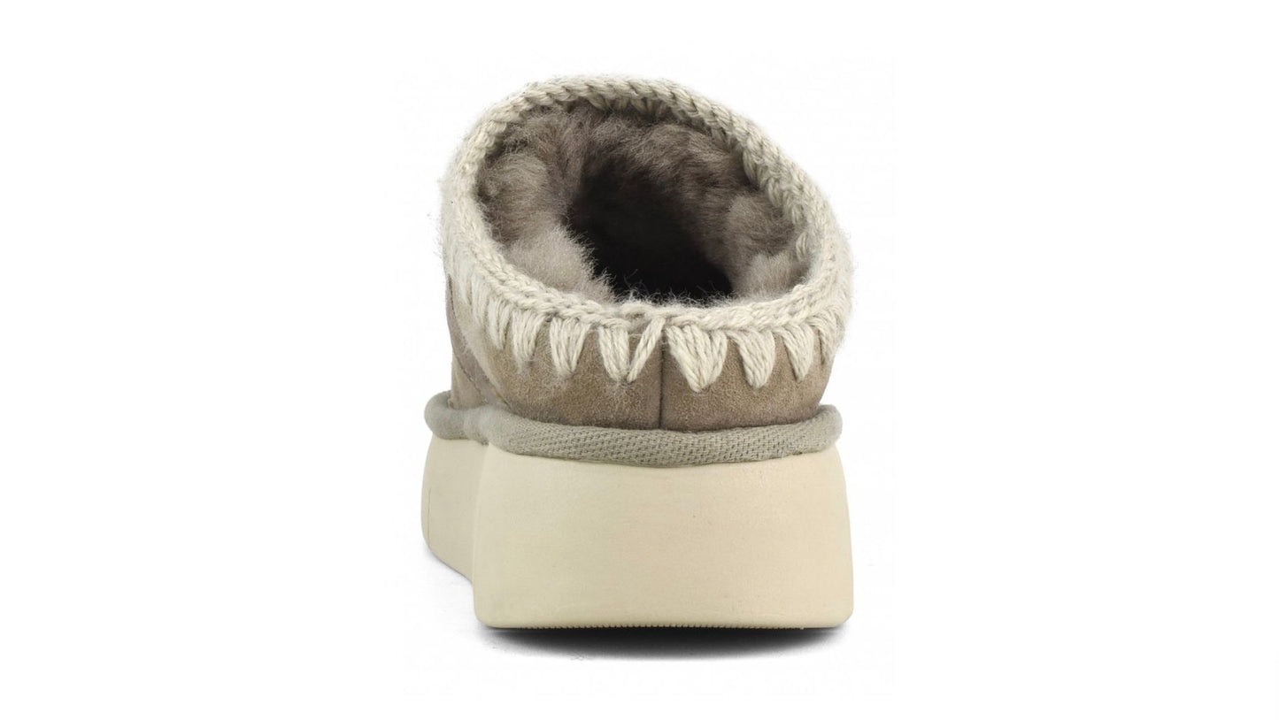 BOUNCE CLOG METAL LOGO E.GREY - SLIPPER - MOU