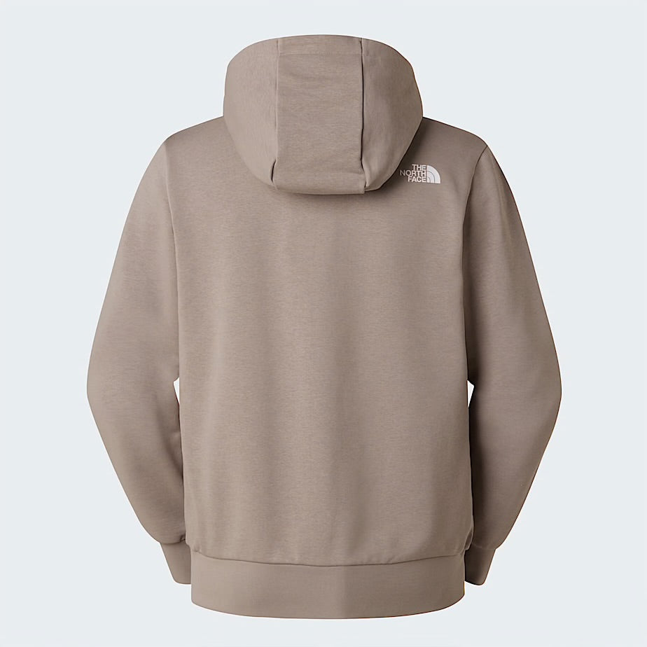 NF0A8GQ72MB1 - FELPA ZIP CAPPUCCIO - THE NORTH FACE