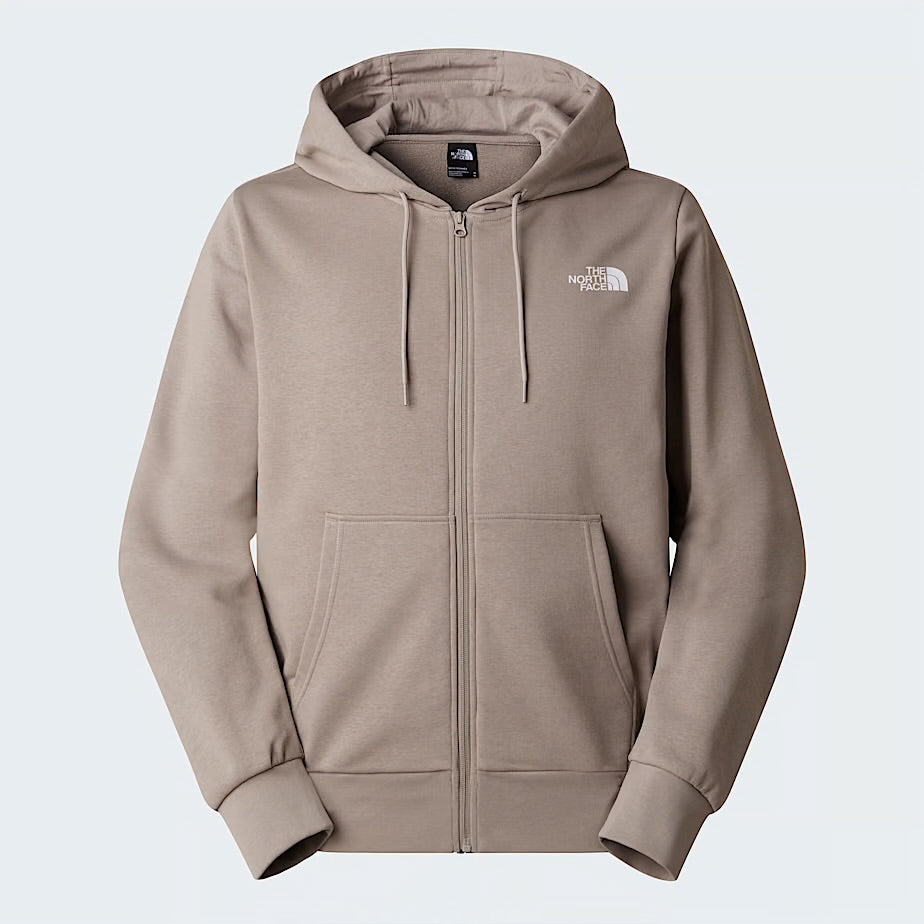 NF0A8GQ72MB1 - FELPA ZIP CAPPUCCIO - THE NORTH FACE