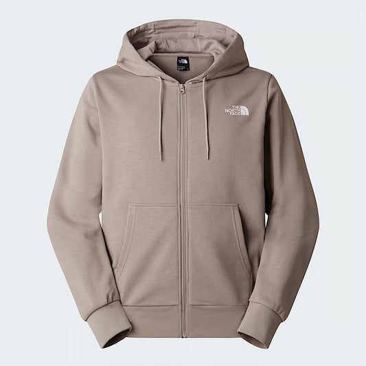 NF0A8GQ72MB1 - FELPA ZIP CAPPUCCIO - THE NORTH FACE