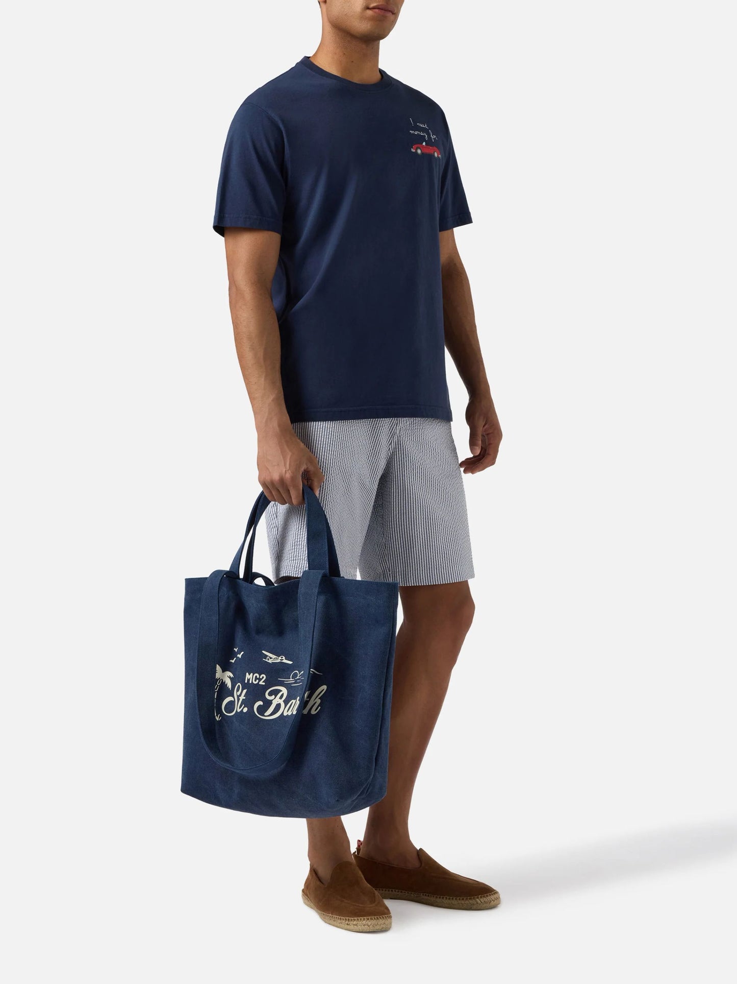 ESSENTIAL BEACH COTTON 07799L - BAG MARE - MC2SAINT BARTH